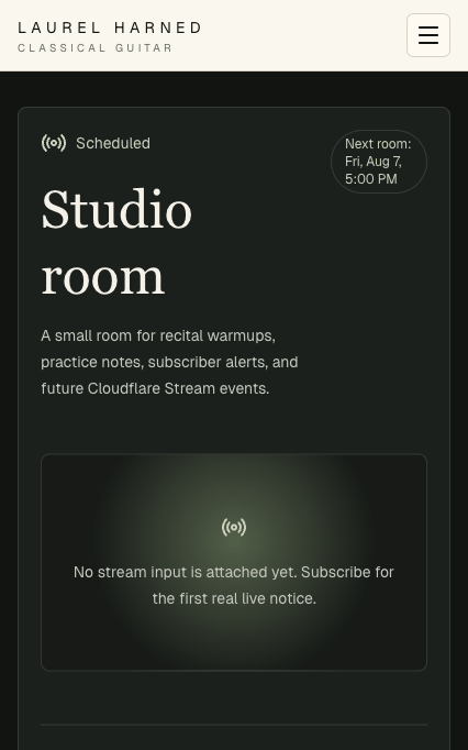 Live room with chat foundation